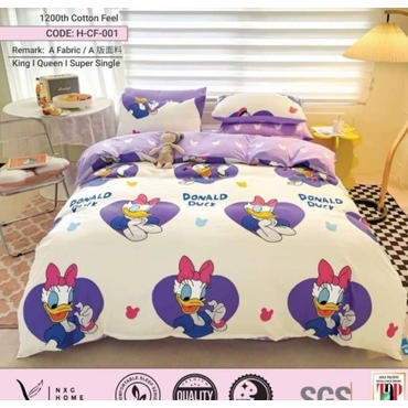 NXG SoyBean Cotton 1200TC Comforter Set - H-CF-001 (SS)